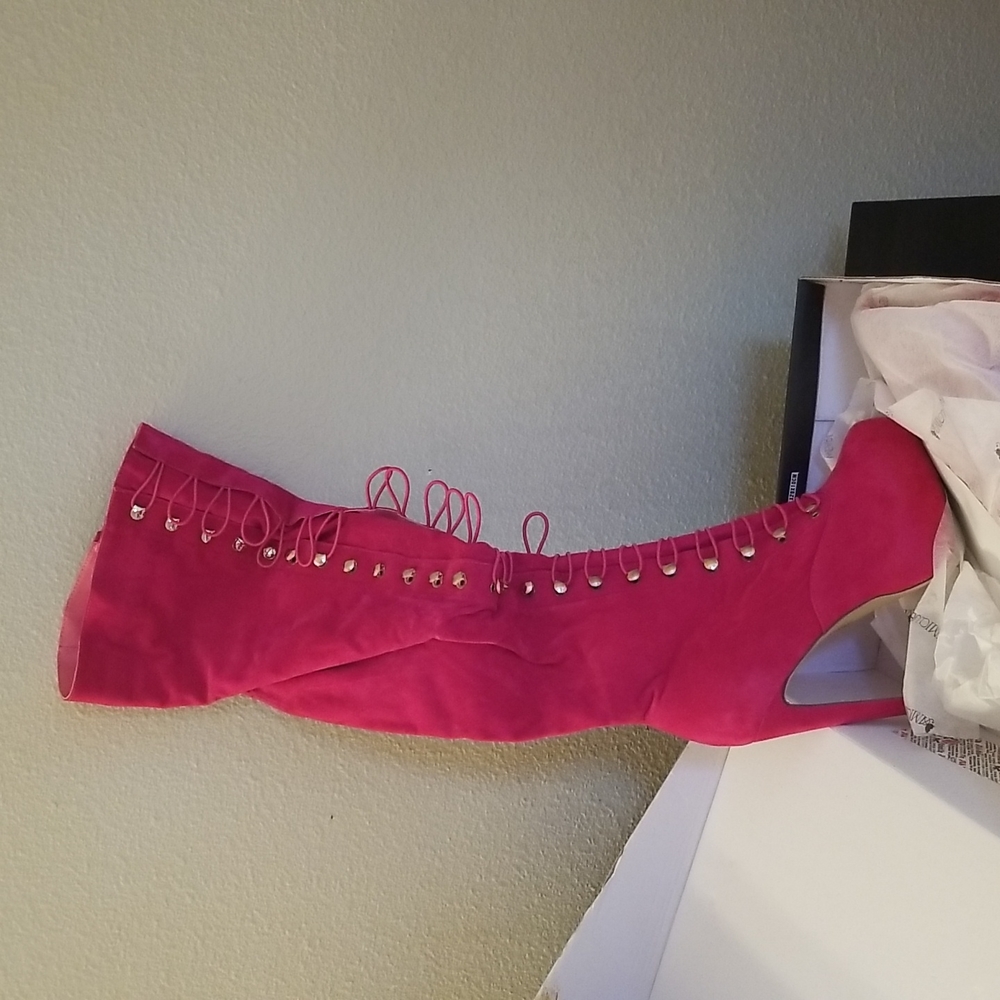 Amiclubware thigh high boots size 8.5